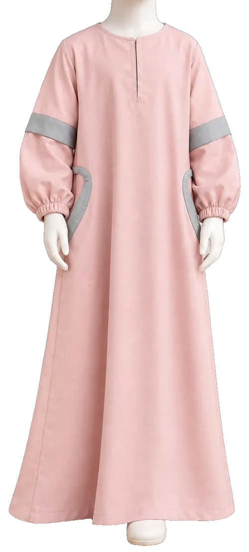 Blush Nida girls abayah