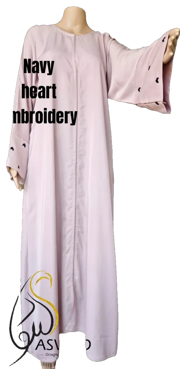 Blush Heart abayah