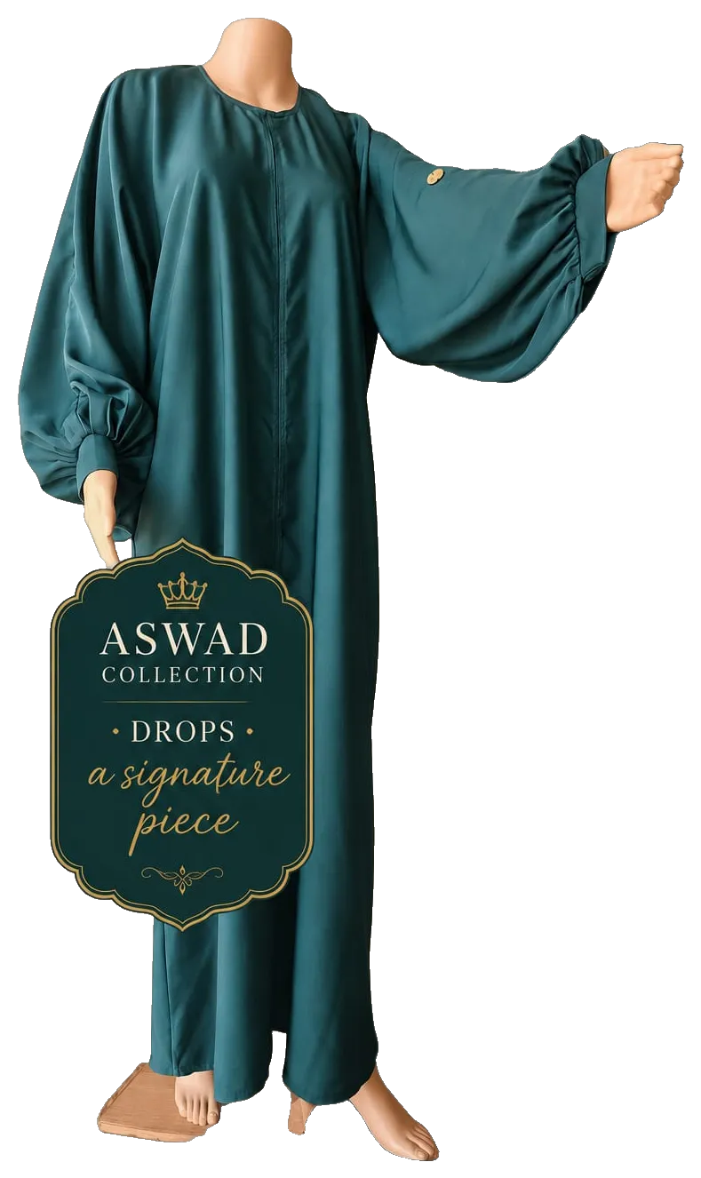 Deep Sea Green abayah